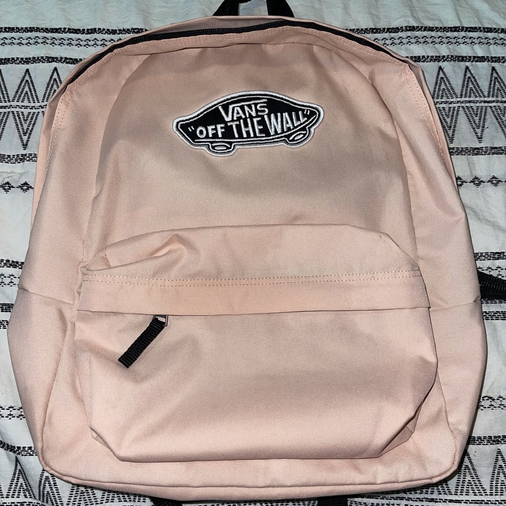 Nude pink vans backpack